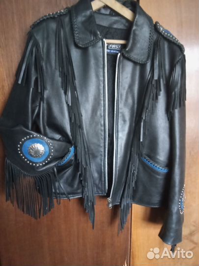 Куртка мужская байкерская