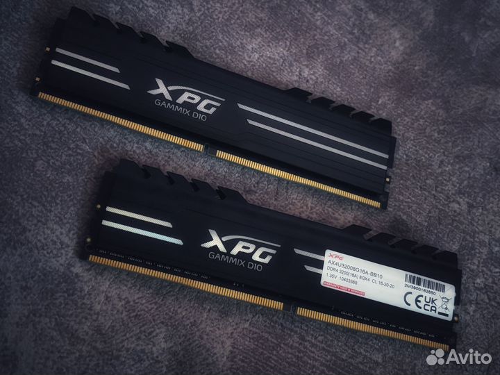 Оперативная память ddr4 2x8 3200