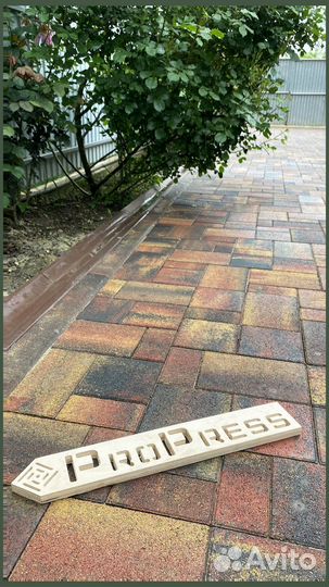 Тротуарная плитка сухопрессованная