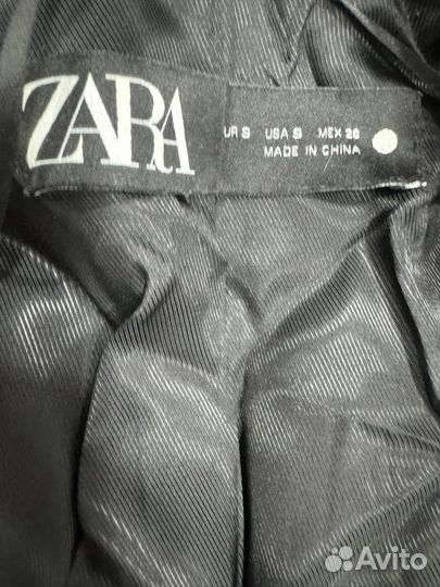 Пиджак в клетку zara