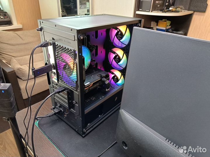 Игровой комп на Intel 12100F+ RTX1660 Ti