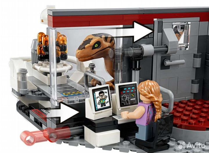 Конструктор Охота на Рапторов Парк Юрского Периода