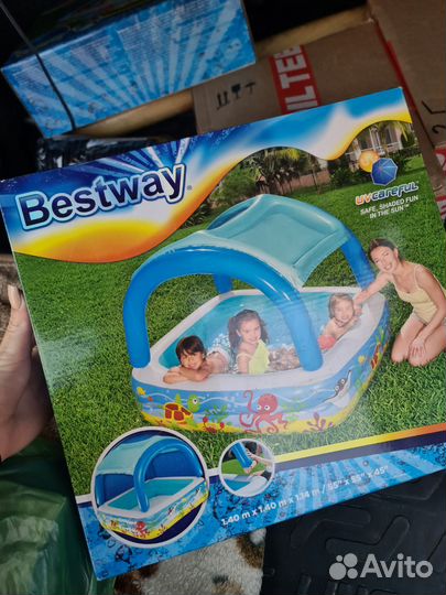 Бассейн с крышей Bestway