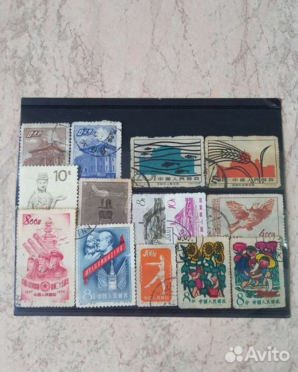 Марки старый Китай