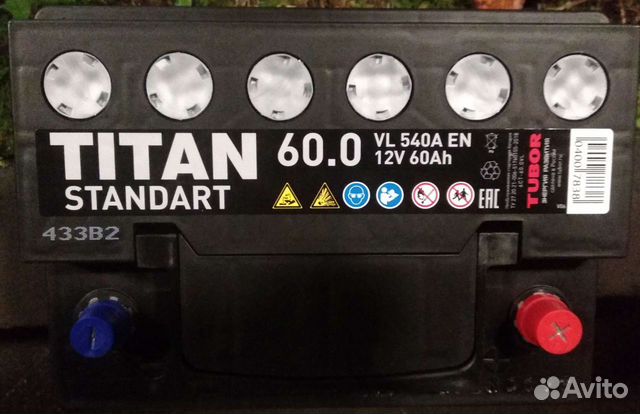 Акб 60 Ач Титан Стандарт