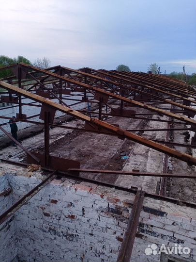 Металлоконструкции бу, фермы, крыши