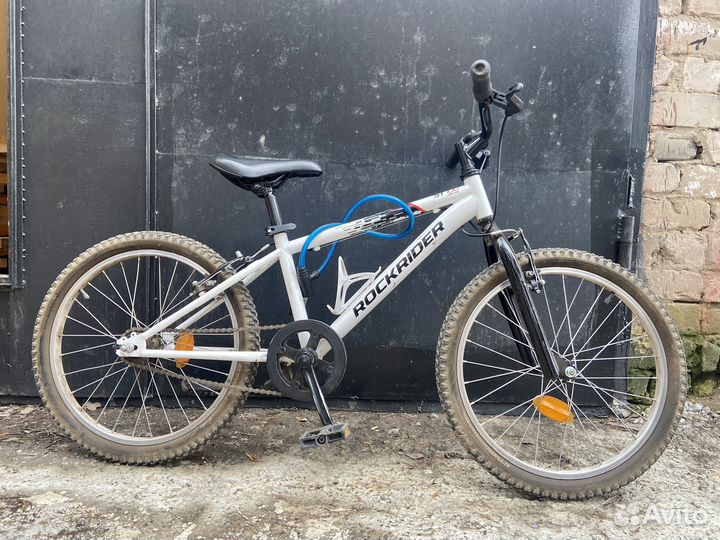 Велосипед детский белый Rockrider ST 100 20