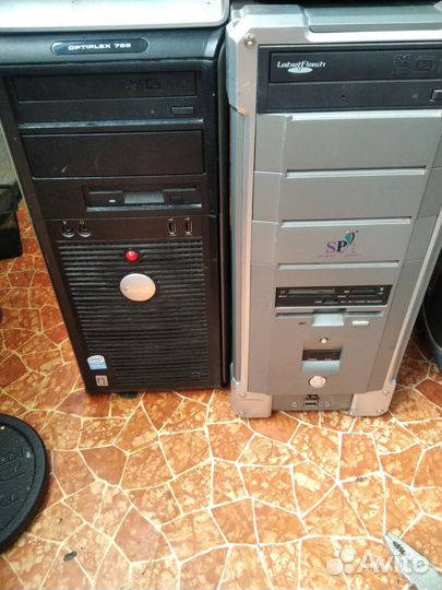 Системный блок, материнская плата, кулер,дисковод