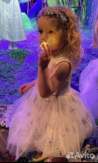 Платье снежинки