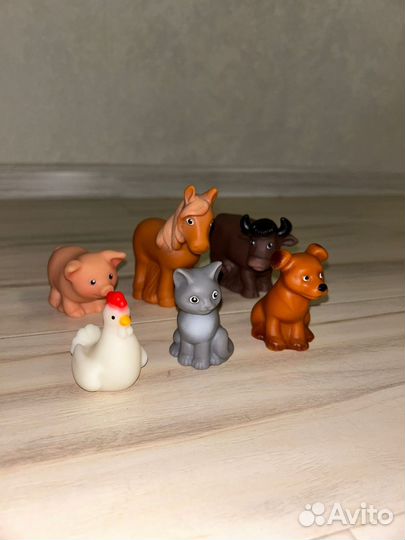 Резиновые игрушки домашние животные