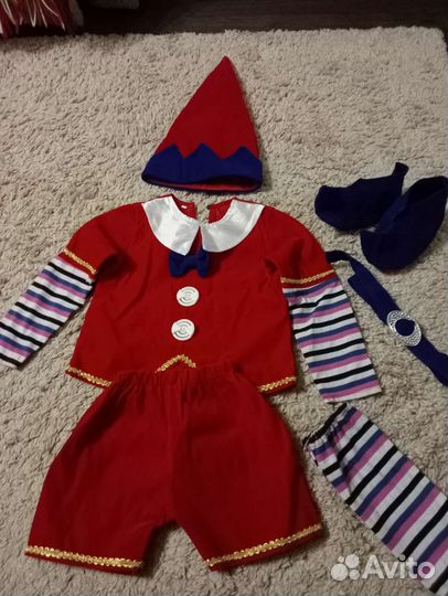 Новогодний костюм гномика