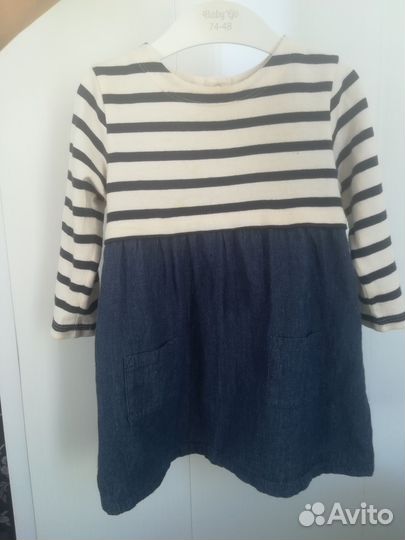 Платье для девочки 74 80