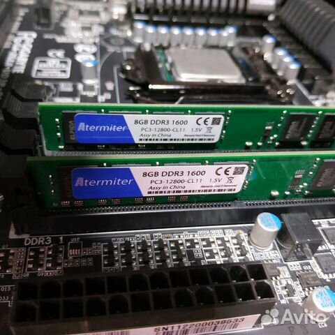 I7 2600K + z68 LGA1155 + 8Gbх2 DDR3 1600 (CL11)