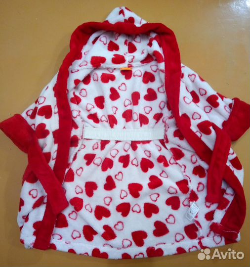 Детский махровый халат 86