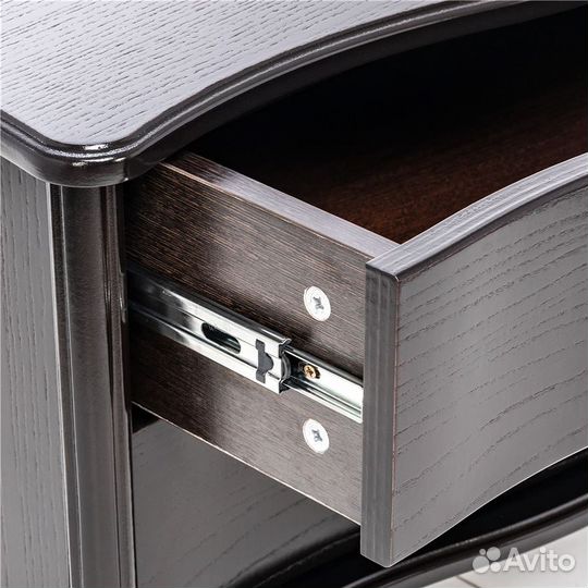 Прикроватная тумбочка Джульетта широкая 2 ящ Венге