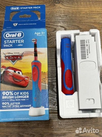 Электрическая зубная щетка детская oral b