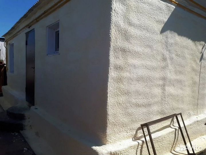 Теплоизоляция стен пенополиуританом