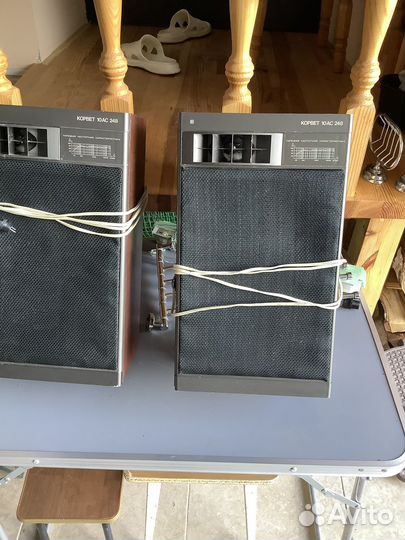 Акустические колонки СССР Корвет комплект