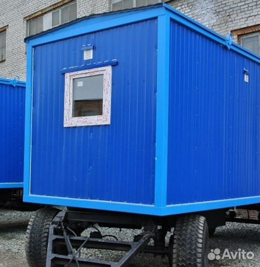 Бытовка размер - 8x2,45 м, на шасси (нш-02)
