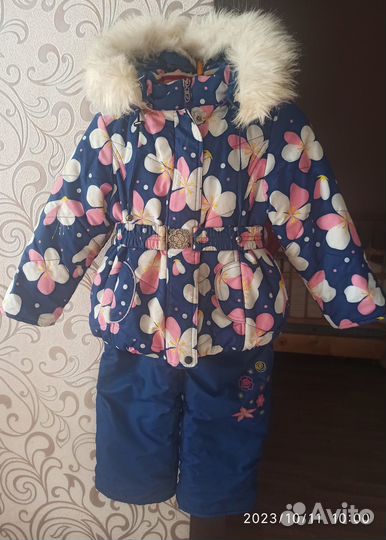 Зимний костюм для девочки 104
