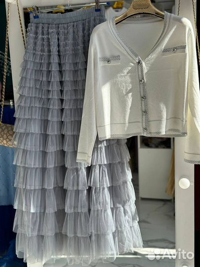 Комплект юбка и кофта