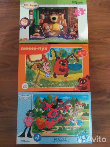 Макси пазлы 35 деталей step puzzle