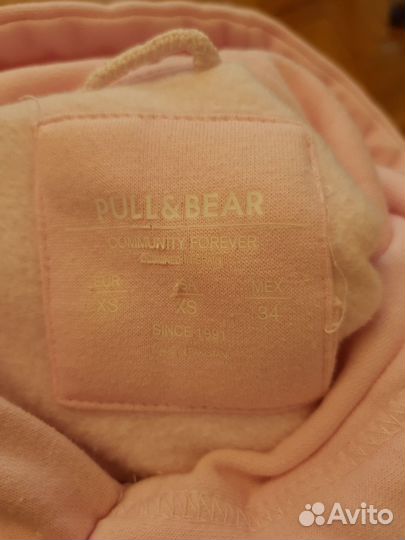 Розовая толстовка женская pull&bear