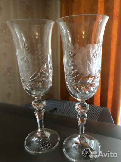 Хрустальные фужеры