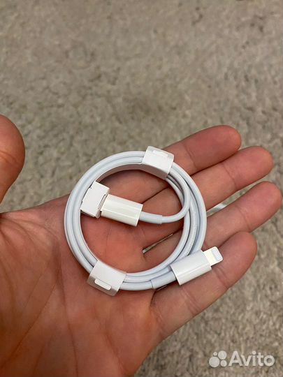 Кабель для зарядки apple lightning USB-C 1 m