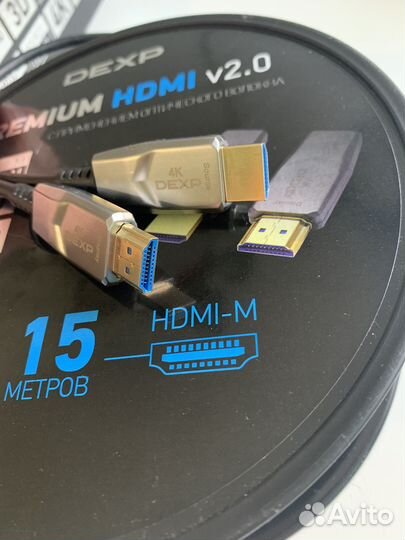 Кабель hdmi 2.0 4k 15 метров