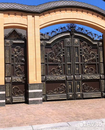 Кованые ворота