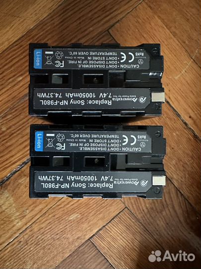 2 аккумулятора Powerextra NP-F970L