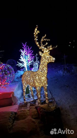 Новогодние световые фигуры