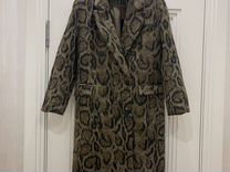 Пальто dolce gabbana леопардовое