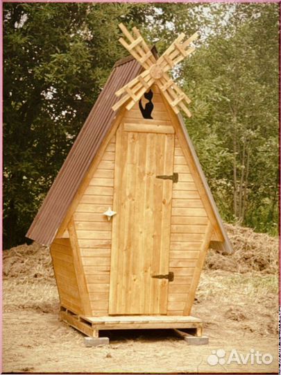 Уличный туалет домик с установкой мвг 510