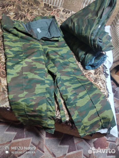 Теплый военный костюм 52-54 размер