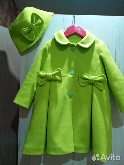Пальто для девочки 92 98