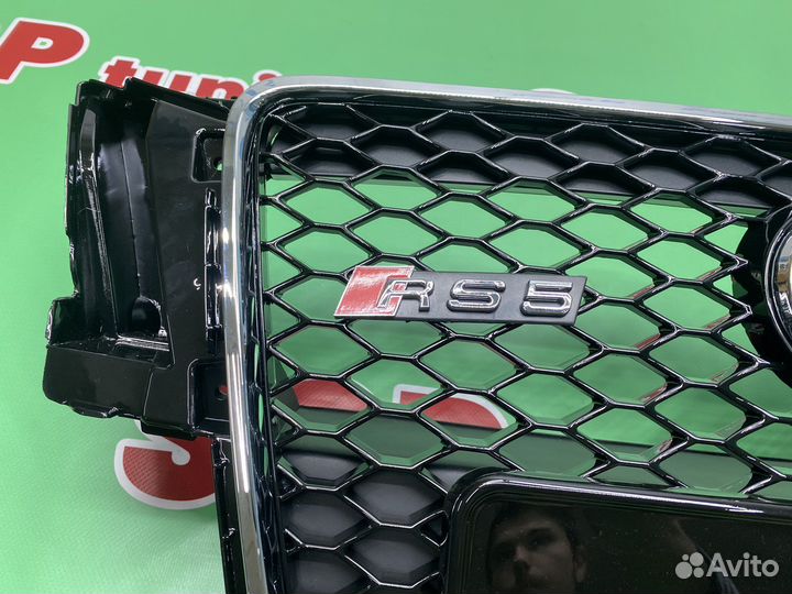 Решетка радиатора для Audi A5 RS5 дорест, хром