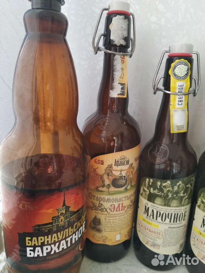 Бутылки с бугельной пробкой для пива