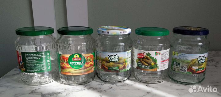 Банки стеклянные, разные