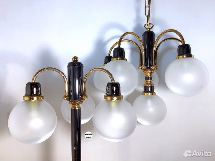 Люстра и Светильник настольный Orion, Австрия 80-е