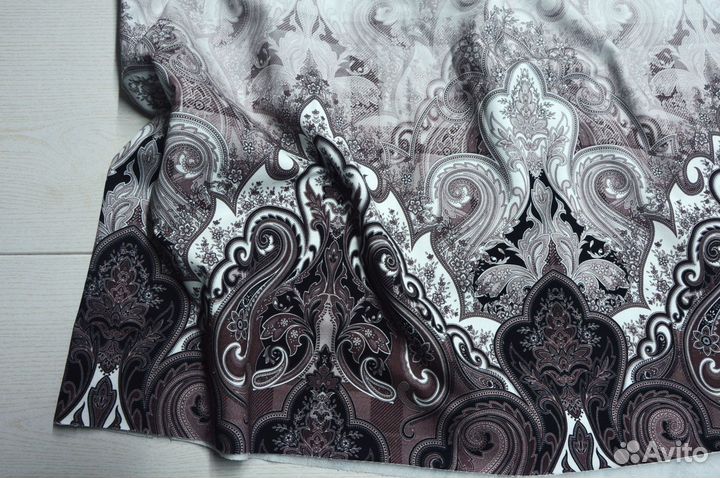 Футер 2-нитка с лайкрой Дамаск купон выс 80 шир 1