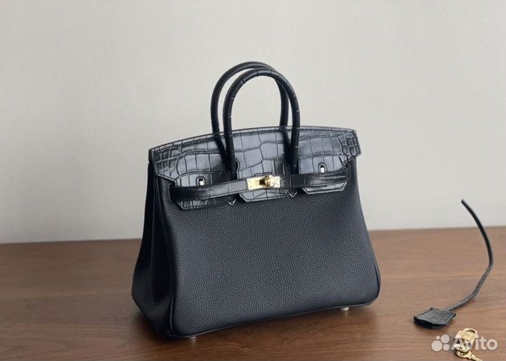 Сумка Hermes Birkin Togo 25cm под кожу крокодила