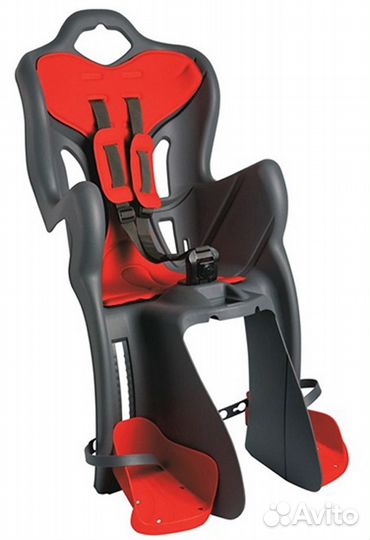 Велокресло Bellelli One B-Clamp цв. т-серый Италия