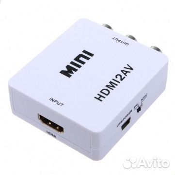 Видеоконвертор Hdmi-3rca(тюльпана)
