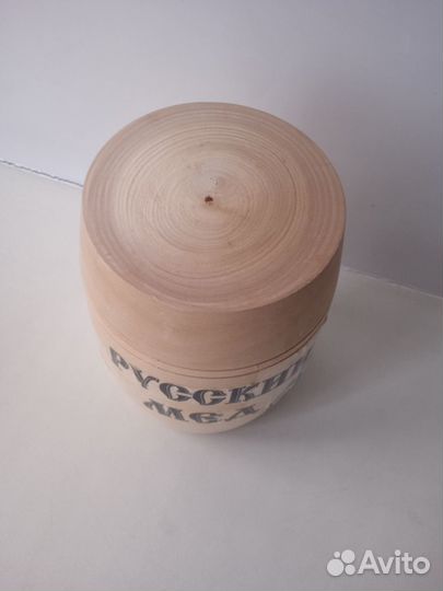 Бочонок для меда деревянный новый