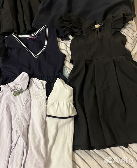 Пакет школьных сарафанов для девочки 122-128