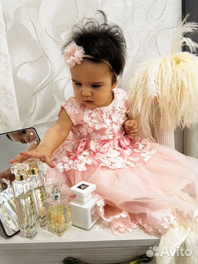 Нарядное платье для девочки, 86