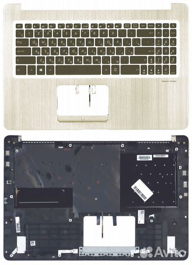 Топкейс для Asus X580GD серебристый