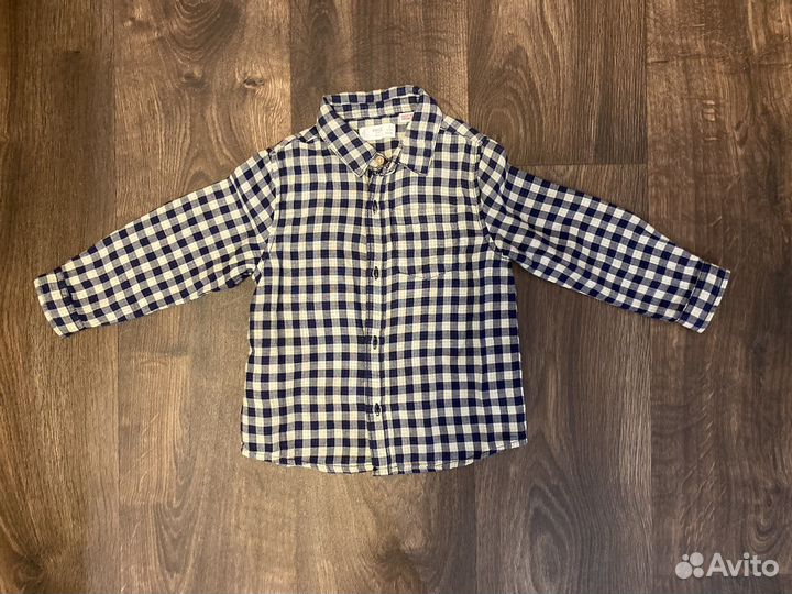 Рубашка mango kids на мальчика 92 98